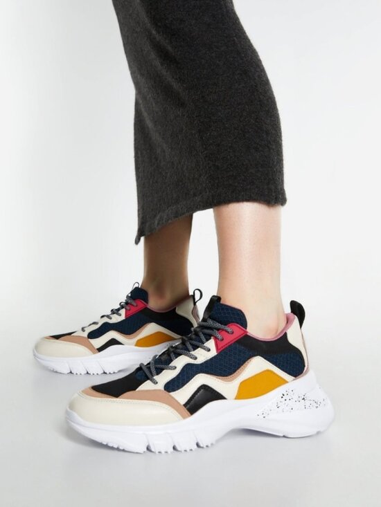 Zara Shoes - Zara Color block Chunky Retro Style Dad Sneakers Size 38